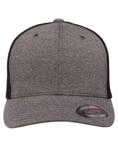 Flexfit Y6311 Adult Poly Melange Stretch Mesh Cap