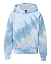 MV Sport 128Y Youth Classic Fleece Tie Dye Hooded Sweatshirt