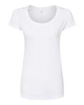 Tultex 243 Women's Poly-Rich Scoop Neck T-Shirt