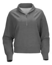 Boxercraft BW5205 Women's Dream Crop Fleece Quarter-Zip