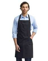Artisan Collection by Reprime RP132 Unisex Cotton Chino Bib Apron